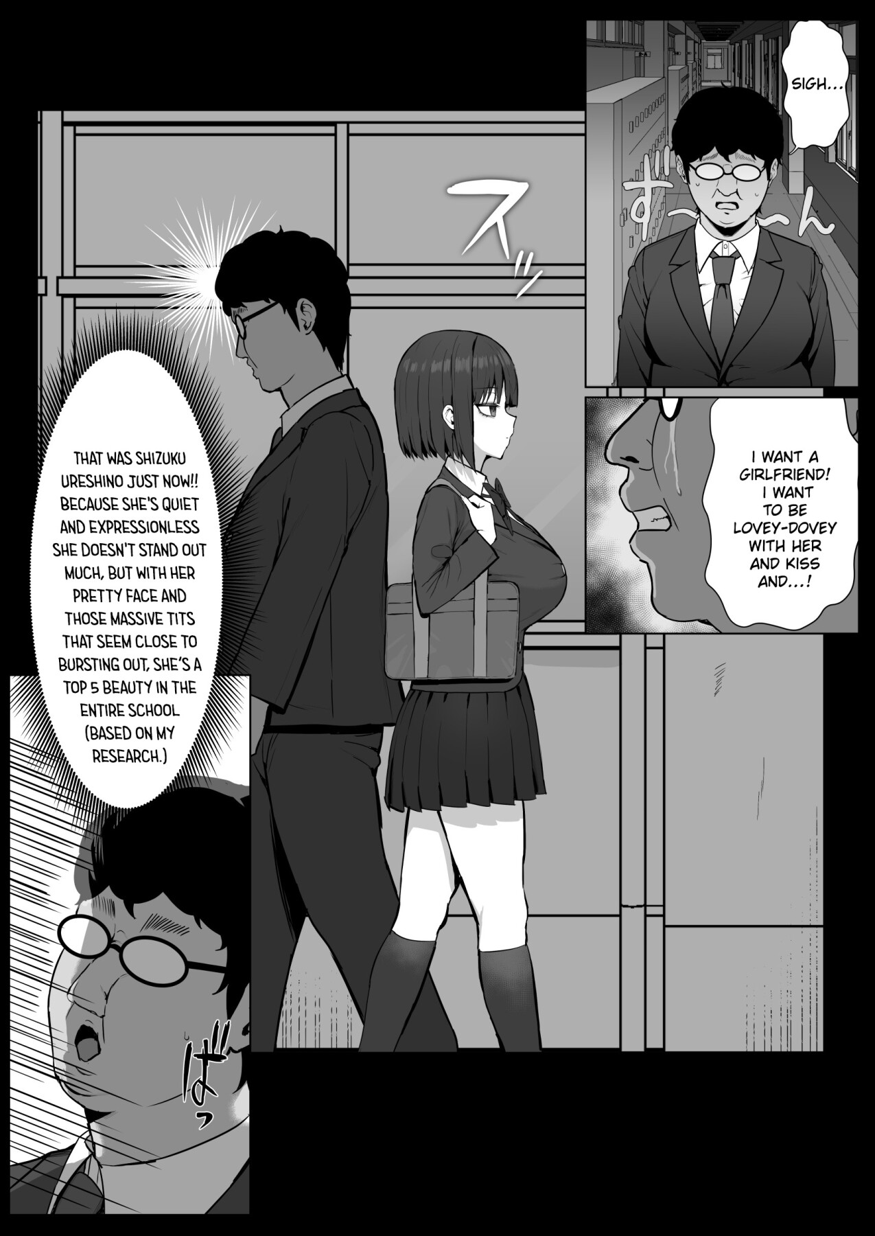 Hentai Manga Comic-My Expressionless Childhood Friend Was Snatched Away by a Creepy Otaku and Was Having Lovey-Dovey Tongue-Kissing Sex-Read-6